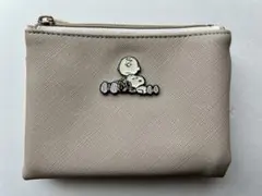 アフタヌーンティー　二つ折りポーチ　スヌーピー