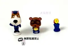 即購入可】どうぶつの森 森をつくろう F-7 たぬきち&おまわりさん
