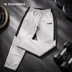 ディアドラ スウェットパンツ ジャージ トラックパンツ メンズ グレー XL相当