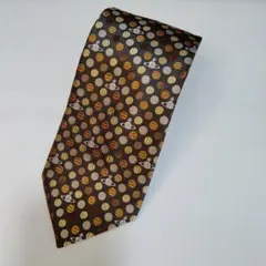 新品未使用 ヴィヴィアンウエストウッド ドット ネクタイ オーブ ブラウン