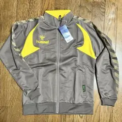 ☆値下げ☆hummel ☆グレー/イエロー ☆ジャージ☆新品タグ付き☆