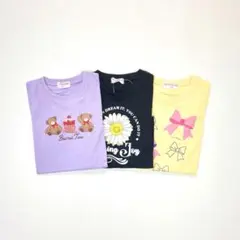 子供服 女の子 120cm 長袖 Tシャツ まとめ売り 新品 YFN39