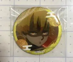 鬼滅の刃　我妻善逸　グリッター缶バッジ