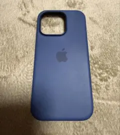 Apple純正品 iPhone16Pro用 シリコーンケース デニム