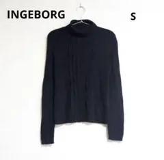 INGEBORG リブ編みタートルネックセーター Sサイズ 女性のサムネイル