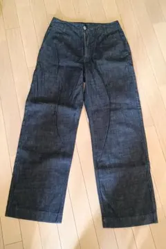 ★美品★URBAN RESEARCH DOORS ワイドデニムパンツ　38　濃紺