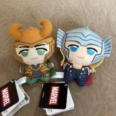 MARVEL ゆるど～る マスコット ソー ロキ 2個セット 【新品未使用】のサムネイル