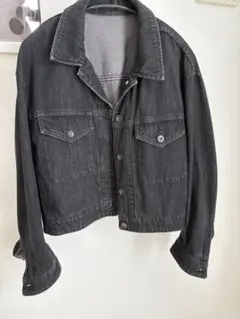 ユニクロ　デニムジャケット　S ブラック