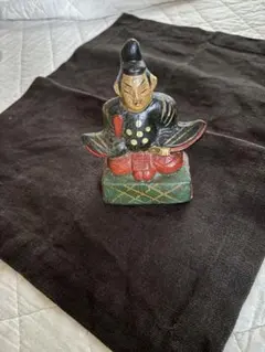 【お値下げしました！】伏見土人形　蔵型貯金箱 Vintage Japanese Folk Art: 蔵型貯金箱 / 伏見人形 / 伏見人形
