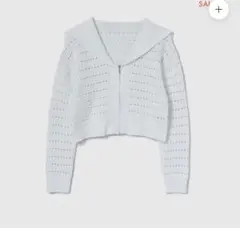 シールームリン　セーラーcollar Knit Zip カーディガンのサムネイル