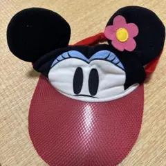 ミニーちゃん耳付きサンバイザー