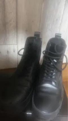 入手困難】美品ZARAザラVIBRAM ビブラム レザーブーツ43pryシュウト