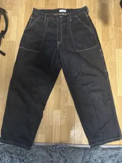 Gramicci×Lee 別注 ストレッチ デニム ペンタークロップドパンツ L