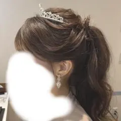 K.s.mily ブライダル　アクセサリー　ピアス　結婚式　ゴールド