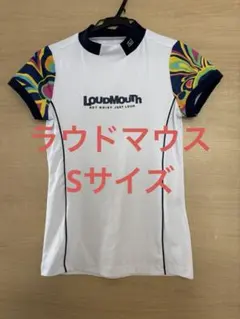 LoudMouth レディースシャツ ホワイト/マルチカラー