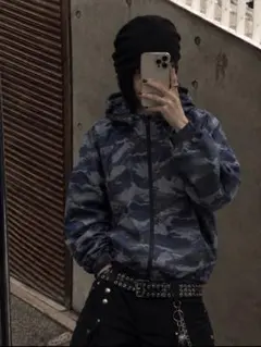 00s adidas nylon shell jacket y2k 短丈