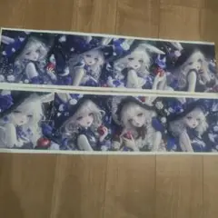 小鳥と林檎とうさ耳レディ8パネル