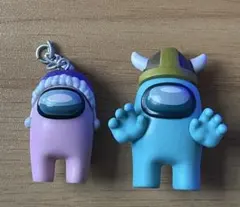 Among Us フィギュア キーホルダー　2点セット　アモングアス