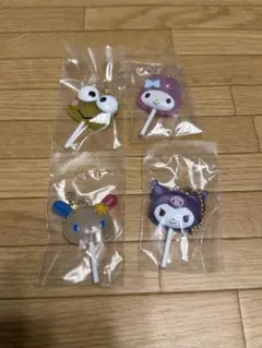 サンリオキャラクターズ　カラフルキャンディチャーム　4点セット