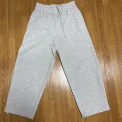 UNIQLOC グレー スウェットワイドパンツ