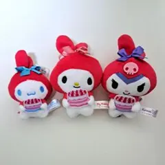 マイメロディをお祝い！マスコット マイメロ クロミ シナモン 3種セット