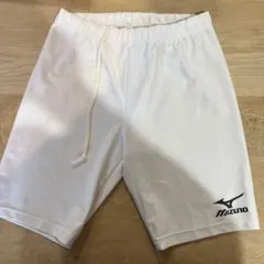 Mizuno ホワイトショートパンツ　サッカーインナースパッツ