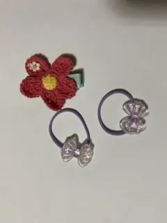 ヘアゴム ヘアクリップ セット