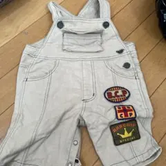 BAB CHIP ベージュオーバーオール サイズ80