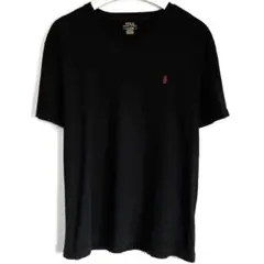 ラルフローレン ブラック Tシャツ シャツ ポロ ワンポイント 黒 ポニー ロゴ
