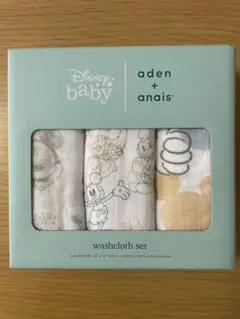 aden+anais ディズニーウォッシュクロスセット／モスリンコットン100%