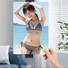 新品✨山下美月 ブリキ看板　乃木坂46 インテリア　タレントグッズ