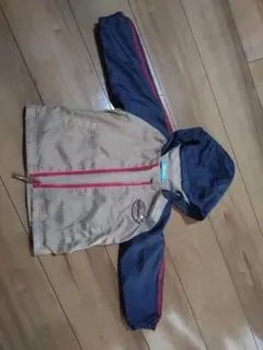 フード付きジャケット 90-95cm ベージュ ネイビー