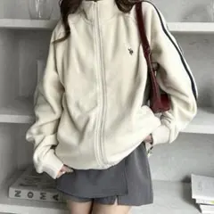 U.S. POLO ASSN ラインデザインフリーストラックジャケット