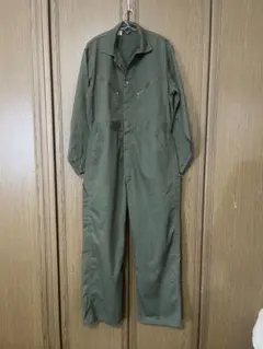80年代　オシュコシュ　つなぎ　オリーブグリーン オーバーオール　42R