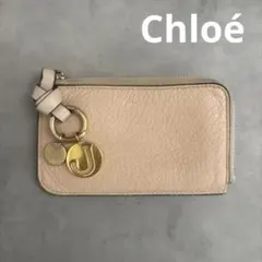 Chloé チャーム付き レザーケース ピンク