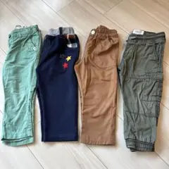 おまとめ カジュアルパンツ 4点セット 90cm