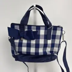 【レア✨新品未使用】familiar ポシェット ミニバック チェック 限定のサムネイル
