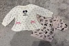 ディズニー ミニーちゃん トレーナー 2枚セット 90cm ルルアミ