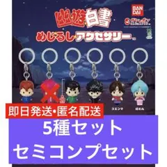 即購入⭕️幽遊白書　めじるしアクセサリー　セミコンプセット　蔵馬以外