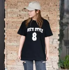 BEE’S STYLE 8ロゴTEE 【ブラック】ユニセックス