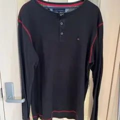 TOMMY HILFIGER 長袖カットソー XL ブラック