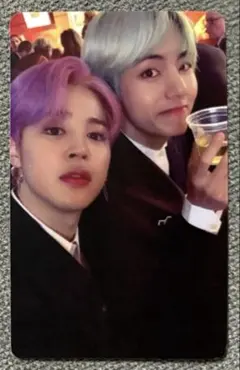 クオズ　ジミン　テヒョン　JIMIN V BTS　トレカ　カード　防弾少年団