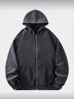 ROMWE MEN Street Life パーカー ブラック JP-L(M)