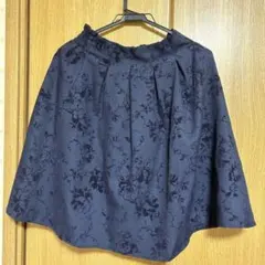 フレアスカート　ジャガード