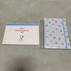 スヌーピー スタディープランナー スーパーマリオ B6ノート 2冊セット 文房具