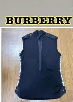 BURBERRY ノースリーブ ニット トップス ブラックのサムネイル
