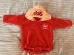 アンパンマン フード付きロンパース 赤 80〜90cm