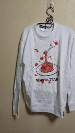 美品＊ンダホ監修　食べこぼしナポリタントレーナーL