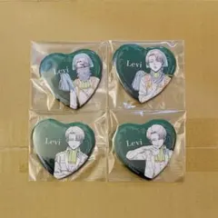 進撃の巨人 ハート型缶バッジ TSUTAYA 特典 WIT STUDIOリヴァイ