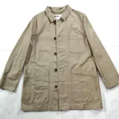 【極美品】 MHL リネン コットン ワークジャケット ベージュ 春夏 サイズMのサムネイル